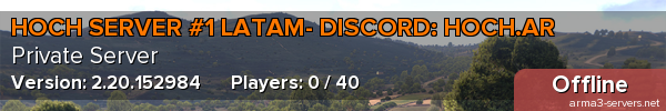 HOCH SERVER #1 LATAM- DISCORD: HOCH.AR
