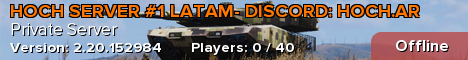 HOCH SERVER #1 LATAM- DISCORD: HOCH.AR