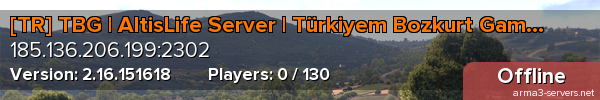[TR] TBG | AltisLife Server | Türkiyem Bozkurt Gaming
