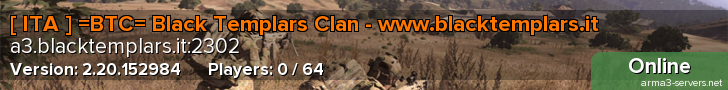 [ ITA ] =BTC= Black Templars Clan - www.blacktemplars.it