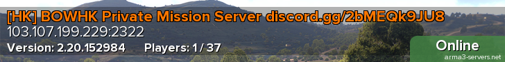 [HK] BOWHK Private Mission Server discord.gg/2bMEQk9JU8