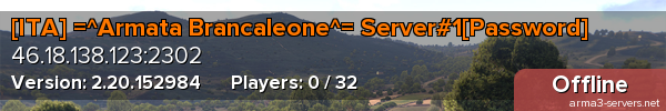 [ITA] =^Armata Brancaleone^= Server#1[Password]