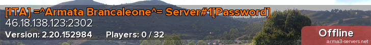 [ITA] =^Armata Brancaleone^= Server#1[Password]