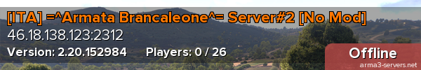[ITA] =^Armata Brancaleone^= Server#2 [No Mod]