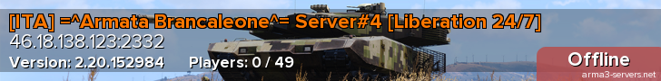 [ITA] =^Armata Brancaleone^= Server#4 [Liberation 24/7]