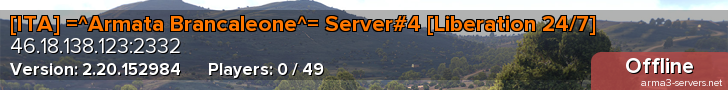 [ITA] =^Armata Brancaleone^= Server#4 [Liberation 24/7]