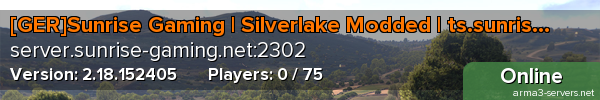 [GER]Sunrise Gaming | Silverlake Modded | ts.sunrise-gaming.