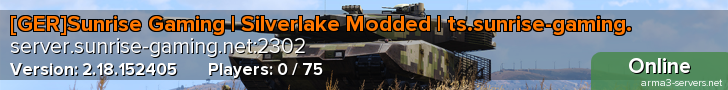 [GER]Sunrise Gaming | Silverlake Modded | ts.sunrise-gaming.