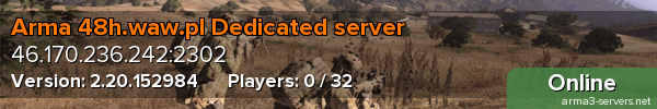Arma 48h.waw.pl Dedicated server