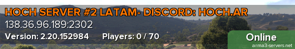 HOCH SERVER #2 LATAM- DISCORD: HOCH.AR