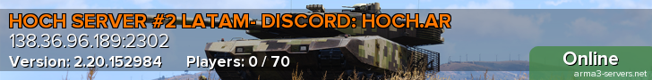 HOCH SERVER #2 LATAM- DISCORD: HOCH.AR