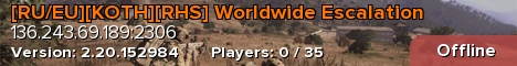 [RU/EU][KOTH][RHS] Worldwide Escalation