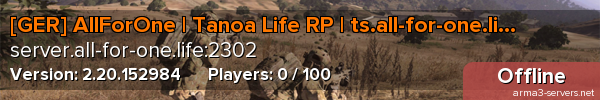 [GER] AllForOne | Tanoa Life RP | ts.all-for-one.life