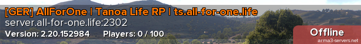[GER] AllForOne | Tanoa Life RP | ts.all-for-one.life