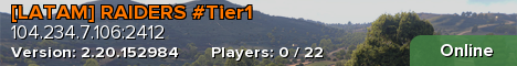 [LATAM] RAIDERS #Tier1