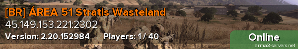 [BR] ÁREA 51 Stratis Wasteland