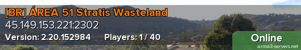 [BR] ÁREA 51 Stratis Wasteland