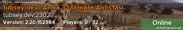 tubsey.dev | Arma 3 Ultimate Antistasi