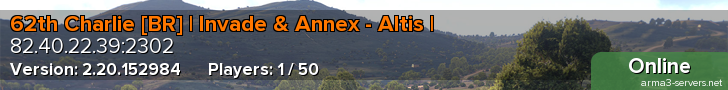 62th Charlie [BR] | Invade & Annex - Altis |